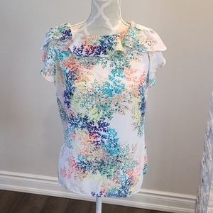 Worthington colourful sleeveless blouse
